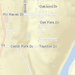 Paradise Pines California Street Map