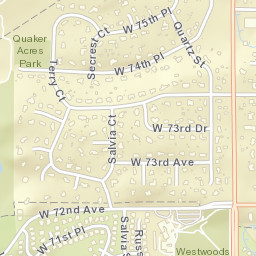 16998 73rd Pl Arvada CO 80007 Street Map