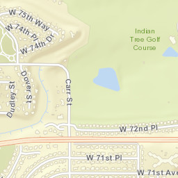 8110-8116 W 72nd Pl, Arvada, CO 80005 Street Map