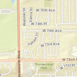 7527-7553 Wadsworth Blvd Arvada Street Map