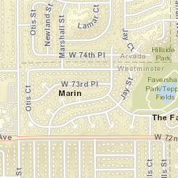 7114-7124 Ingalls Court, Arvada, CO Street Map