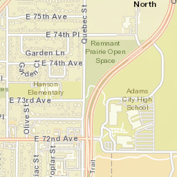 7181-7199 Poplar St Commerce City Street Map