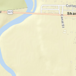 Shadeville Ohio Street Map