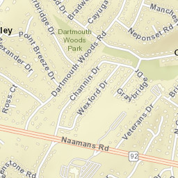 Pennington Delaware Street Map