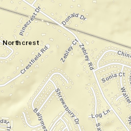 Northcrest Delaware Street Map