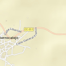Berrocalejo Street Map