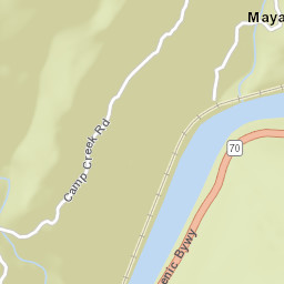 Mayaro California Street Map