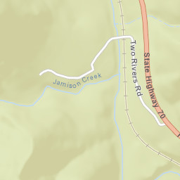 Two Rivers California Street Map