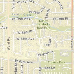 12128 W 70th Ave Arvada CO 80004 Street Map