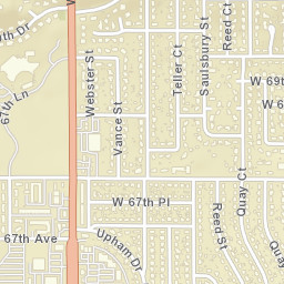 Lakeview Meadows Colorado Street Map