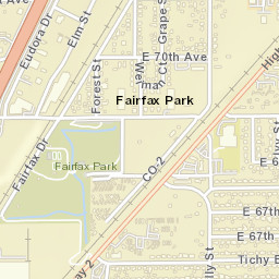 6761 Holly St Commerce City CO Street Map