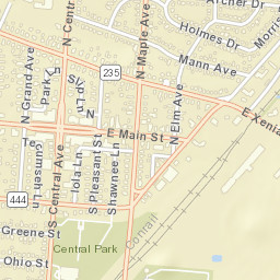 Fairborn Ohio Street Map