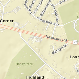 Beverly Woods Delaware Street Map