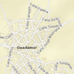 Guadamur Street Map