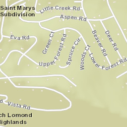 Saint Marys Colorado Street Map