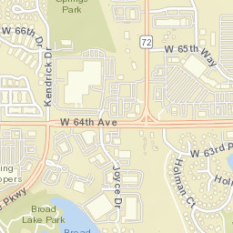 14750-14798 W 65th Dr Arvada CO Street Map