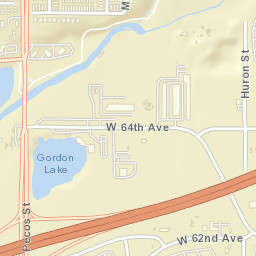 1101 West 62nd Avenue, Denver, CO Street Map