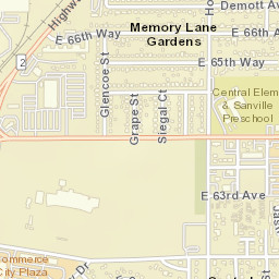 5301-5351 E 62nd Ave Commerce City Street Map