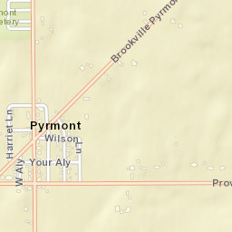 Pyrmont Ohio Street Map