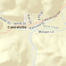 Cannelville Ohio Street Map
