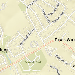 Woodbine Delaware Street Map