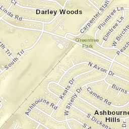 Darley Woods Delaware Street Map