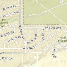 18431-18441 West 58th Court, Golden, CO Street Map