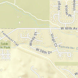 17294-17296 W 60th Ct Arvada CO Street Map
