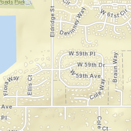 6185 Eldridge Street, Arvada, CO 80004 Street Map