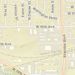 Wellington Downs Colorado Street Map