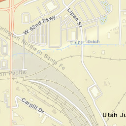 Utah Junction Colorado Street Map