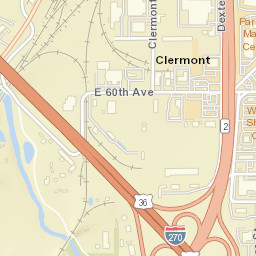 Commerce City Street Map