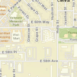 5201 E 60th Way Commerce City CO Street Map