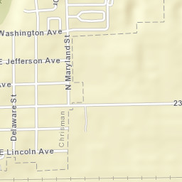 401-499 N Maryland St Chrisman IL Street Map