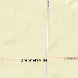 Brennersville Ohio Street Map