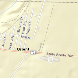 Orient Ohio Street Map