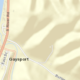 Gaysport Ohio Street Map