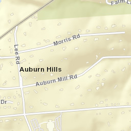 Auburn Delaware Street Map