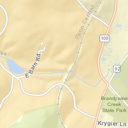 Winterthur Delaware Street Map