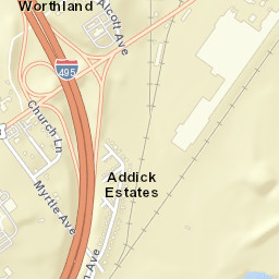 Worthland Delaware Street Map