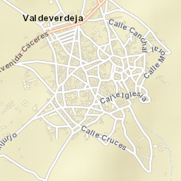 Valdeverdeja Street Map