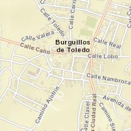 Burguillos de Toledo Street Map