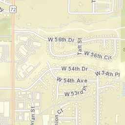 Rainbow Ridge Colorado Street Map