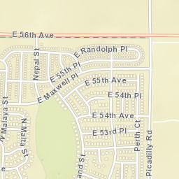 21454-21464 55th Ave Denver CO Street Map