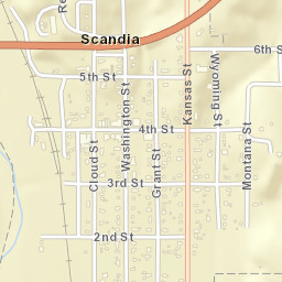 402-404 Montana Ave, Scandia, KS 66966, USA Street Map