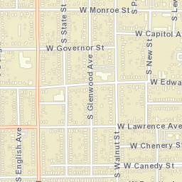 715 West Canedy Street Springfield IL Street Map
