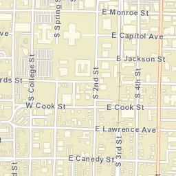 300-346 W Lawrence Ave, Springfield, IL Street Map