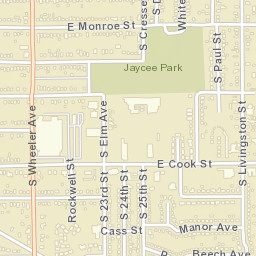 352-398 S Cressey St, Springfield, IL 62703 Street Map