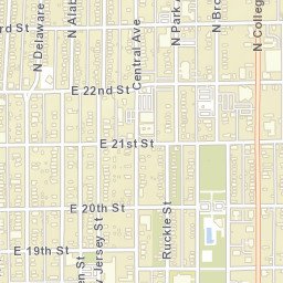 1920 N New Jersey St, Indianapolis, IN Street Map