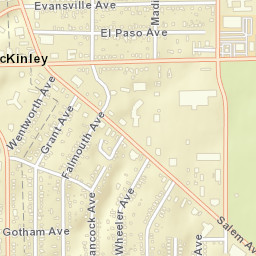 Fort McKinley Ohio Street Map
